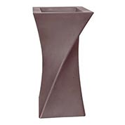 Maceta Design Triangolo - 55x55 x A.100cm  Gris